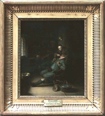 Gerard (Gerrit) DOU L'Arracheur de dents 1630-1635